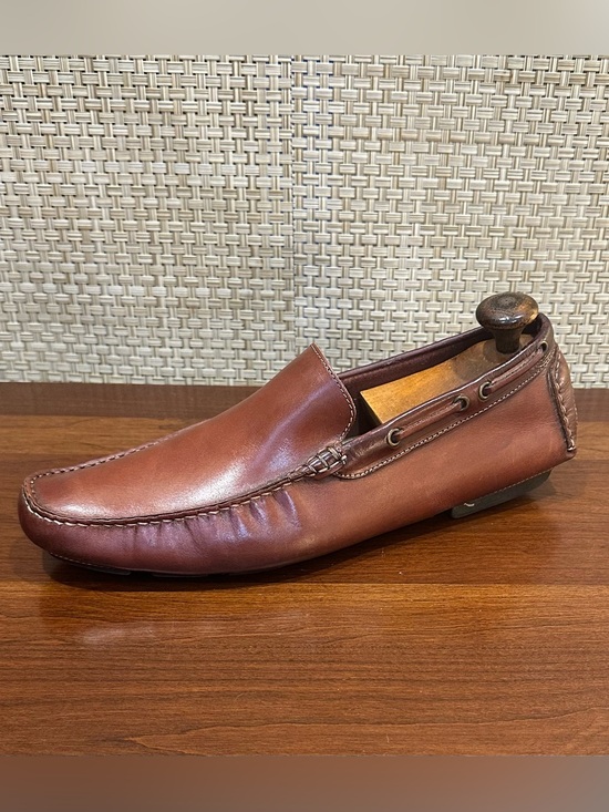 To Boot New York Adam Derrick Aidan Brown Leather Driving Moc Loafers 9.5 main image 6